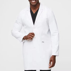 Fabricants OEM de haute qualité, uniformes d'hôpital personnalisés, vente en gros, uniforme d'infirmier, de médecin, unisexe, femme, blouse de laboratoire médicale blanche - Product Image 1