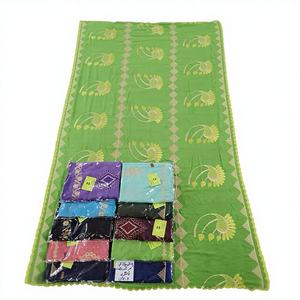 ผ้าคลุมไหล่ชีฟองลายดอกไม้ขนาดใหญ่ คุณภาพพรีเมียม ทนทาน สำหรับผู้หญิง ตกแต่งด้วยงานปักและคริสตัล ระบายอากาศได้ดี เนื้อผ้านุ่ม - Product Image 2