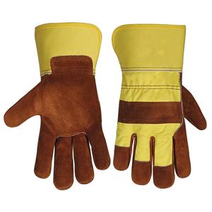 Gants canadiens Rigger utilisés pour les travaux de sécurité dans la construction Canadian Rigger Heavy Duty Split Leather Hand Protect - Product Image 6