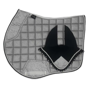 Équipement équestre, tapis de selle confortable et respirant, doublure personnalisée en coton et polycoton, équipement d'équitation, paillettes pour chevaux - Product Image 5