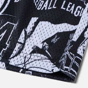 กางเกงขาสั้นสำหรับออกกำลังกายผ้าโพลีเอสเตอร์แบบลำลองพิมพ์ลายวินเทจระบายอากาศได้ดีโลโก้ออกแบบได้ตามต้องการ - Product Image 4