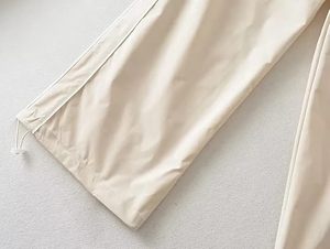 Women's <b>High</b> <b>Waist</b> Wide Leg Pants <b>Elastic</b> <b>Waist</b> Relaxed Fit Casual <b>Trousers</b> for Streetwear Lounge Wear - Product Image 3
