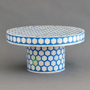 Plateau de vadrouille rond décoratif en nacre de haute qualité pour les vacances Ramanda et pour la décoration de table à la maison - Product Image 2