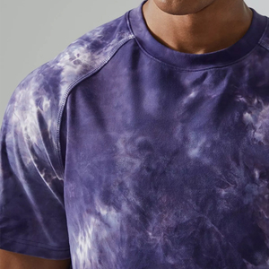 Wholesale Heather Gray Cotton Poly Blend Tee Custom Printed Promotional T-<b>Shirts</b> Tie Dye T <b>Shirts</b> - Product Image 1