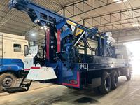 PRIME RIGS Machine de forage aquatique multifonctionnelle de 12 pouces montée sur camion Ashokleyland avec capteur automatique PDTHR-450 et capacité de manutention de tiges de 1500 pieds