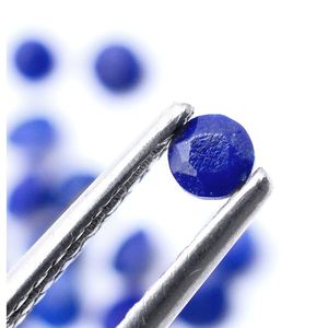 Alta calidad 25 piezas lapislázuli Natural suelto 3mm corte 2mm espesor azul 2,55 Cts lote superior Iroc ventas faceta cuarzo piedra Círculo - Product Image 2