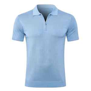 Men's Summer New Fashion <b>Silky</b> Fabric for Polo Shirt Full-Body Letter Print <b>Top</b> Plus Size Compressed Clothing - Product Image 3