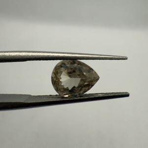 เพทายสีขาวจากธรรมชาติของศรีลังกาเป็นเหลี่ยมเพชรพลอยอัญมณีทรงหลวมสำหรับทำเครื่องประดับ - Product Image 4