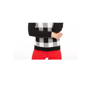 Maglione Familiare da Donna Charter Club a Quadri Buffalo Bianco, Traspirante, Lavorato a Maglia con Bottoni Frontali, Taglia XS-Large per Estate Autunno Inverno - Product Image 3