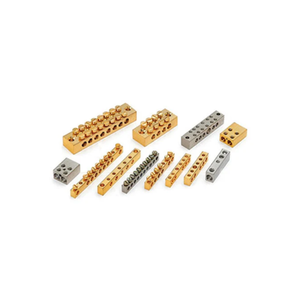 Durable Brass Neutral Link Electrical Connector for Panel <b>Boards</b>, Switchgear, and Industrial Equipment - Product Image 1