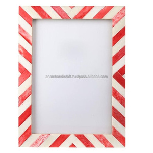 Tùy chỉnh chất lượng tốt nhất thủ công đẹp bằng gỗ xương và nhựa Inlay hình ảnh Khung ảnh để trang trí từ Ấn Độ. - Product Image 3