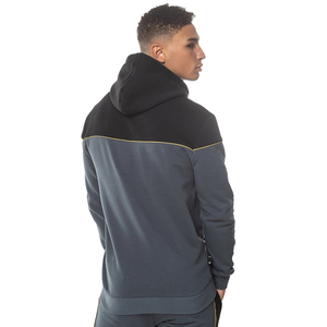 High Quality Full Sleeve Hoodies & Sweatshirts Customized Two Color <b>Panel</b> Hoodies for Men's Hot Style Pullover Hoody - Product Image 6