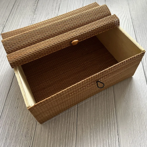 กล่องของขวัญไม้ไผ่ไม้กล่องของขวัญไม้ไผ่ลามิเนตธรรมชาติและบรรจุภัณฑ์สำหรับจัดเก็บกล่องไม้ไผ่ทำมือไม้ไผ่ไม้ไผ่ทำด้วยมือขายส่ง - Product Image 2