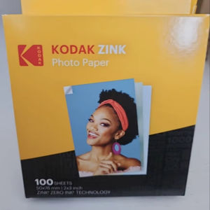 Papier photo Kodakk 2x3” Premium Zink - 100 feuilles de papier photo autocollant - Product Image 1