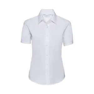 Chemise Oxford à manches courtes pour femmes, polo promotionnel personnalisé, facile d'entretien, merchandising personnalisé - Product Image 1