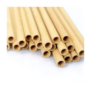 100% Biodegradable Reusable Bamboo Straws Wholesale Vietnam Clean Organic Bamboo Straws With High Quality