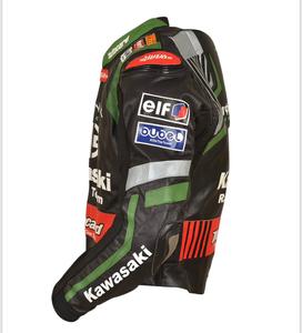 ชุดหนังวันพีซหนังสำหรับแข่งมอเตอร์ไซค์หนังวัวมอเตอร์ไซด์ชุดหนังรถจักรยานยนต์แข่งแบบความเร็วสูงผลิตตามสั่ง - Product Image 3