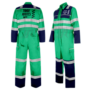 OEM Multi-Functional <b>Waterproof</b> Reflective Safety Workwear Set Polyester <b>Overall</b> Bib Button-Up Shirt Crew Necks Skilled Labor - Product Image 5