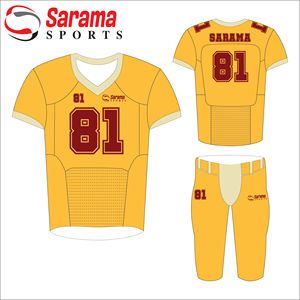 Uniformes de fútbol de bandera Americana Juvenil al por mayor CON LOGOTIPO DE CLUB Y NOMBRE Y TAMAÑO Y DISEÑO PERSONALIZADO, - Product Image 1