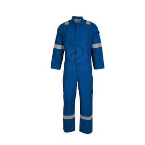 Wholesale 100% Cotton Breathable <b>Waterproof</b> Protective Safety Coverall High Quality Comfortable Men's <b>Work</b> Coverall - Product Image 2