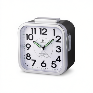 Reloj Despertador Negro JA7051N JUSTAMINUTE con Función de Repetición para Escritorios y Mesas, Diseñado para Lowell - Product Image 2
