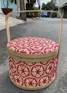 Panier cadeau en bambou coloré Prix de gros offert - Product Image 6
