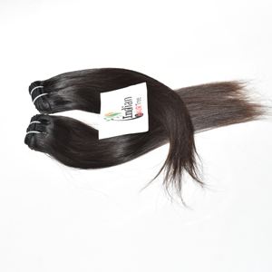 ผมแท้ธรรมชาติสีดำอินเดียแบบไม่ผ่านกระบวนการ  จัดเรียงเกล็ดผม  ไม่ผ่านการแปรรูปด้วยสารเคมี - Product Image 3