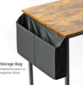 تصميم حديث دراسة طاولة كمبيوتر مكتب المنزل والمكتب مناسبة تجميعها مصنوعة من الخشب والمعدن - Product Image 2