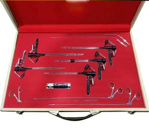 Juego de Esofagoscopia Rígida de Resistencia Mecánica Biocompatible, Instrumentos Quirúrgicos ORL de Acero Inoxidable Alemán - Product Image 1