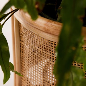 Support de pot de plante en rotin, décoration de la maison, support de jardinière de fleurs, prix compétitif - Product Image 3