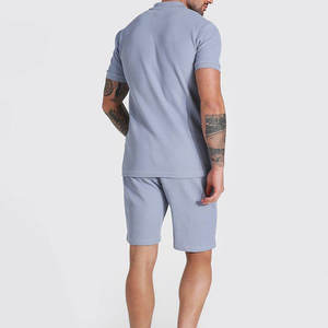 Vêtements d'été personnalisés OEM Nouvelle mode Ensembles de t-shirts pour hommes 100% coton Broderie respirante Style décontracté - Product Image 2