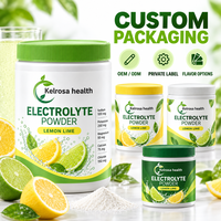 Poudre d'électrolytes de créatine pour rehydratation, marque privée, mélange de boissons énergétiques fitness, suppléments à base de plantes, nutrition sportive