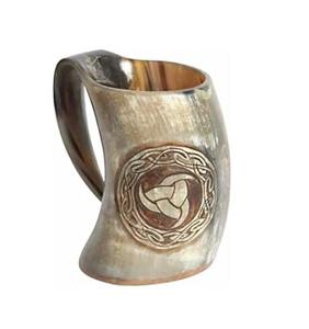 Authentic Eco-Friendly Viking Horn <b>Mug</b> Handmade Buffalo Horn Food Grade Medieval Style Religious Feng Shui Animal Beer <b>Mug</b> - Product Image 6