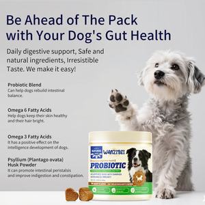 Добавки для ухода за домашними животными, пробиотические жевательные продукты, смешанные пробиотики для собак и кошек, питательные витамины для домашних животных - Product Image 3