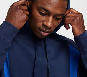 เสื้อฮู้ดสวมหัวสีพื้นของผู้ชาย - Product Image 3