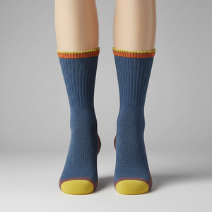 Chaussettes de sport de tennis personnalisées de haute qualité pour hommes et femmes, mi-épaisses, antibactériennes - Product Image 2