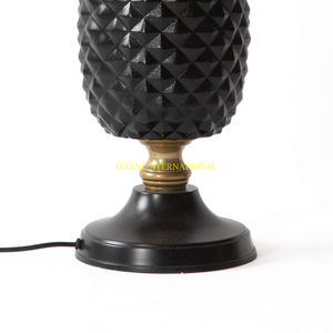 Aluminum <b>Black</b> And Gold Pineapple Shape Table Lamp With <b>Shade</b> Unique Decorative <b>Lighting</b> For Living Room Bedroom Decorative Lamp - Product Image 4