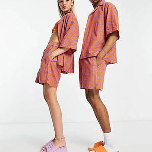 Ensemble de vêtements de sport unisexe en coton 100% à coupe ample personnalisé, 2 pièces, automne, léger, écologique, extensible dans les quatre sens, séchage rapide, court - Product Image 5