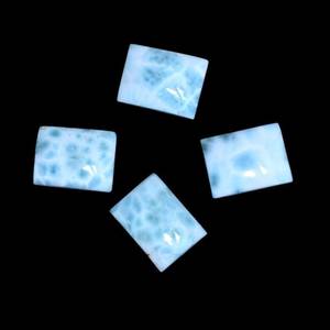 Larimar naturel lisse octogone forme Cabochons 8x10mm pierres précieuses en vrac Cabochon perles pour la fabrication de bijoux au prix de gros - Product Image 5