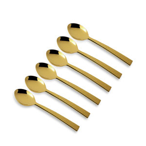 Juego de cubiertos de acero inoxidable con diseño P B N de diseñador, acabado dorado brillante, minimalista, para fiestas, comedor, uso Premium, cuchara, cuchillo, tenedor - Product Image 2