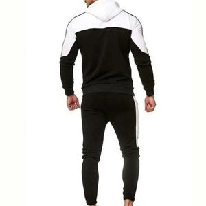 OEM Custom Tracksuit High Quality Sets Tracksuits for <b>Men</b> Sweatsuit <b>Men's</b> Hoodies Embroidery <b>Pullover</b> zipper Tracksuit Wholesale - Product Image 3