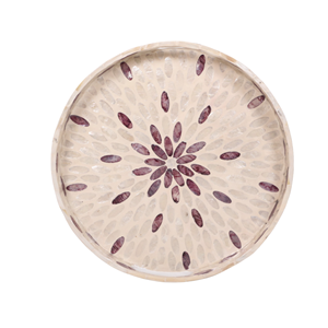 Bandeja de nácar para servir al por mayor, elegante bandeja MOP para comida, fiestas y decoración del hogar a precios competitivos de Vietnam - Product Image 1