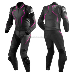 Combinaison de protection en cuir véritable pour moto et course automobile, haute durabilité, résistante à l'abrasion, respirante, coupe-vent, grande taille - Product Image 4