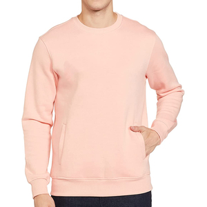 Sweat-shirts à manches longues pour hommes en coton mélangé de haute qualité, écologiques, en polaire d'hiver, vente en gros, sérigraphie - Product Image 1