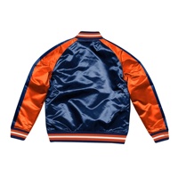 Chaqueta Varsity de Béisbol de Satén para Hombre de Alta Calidad, Personalizada, Tallas Grandes, Resistente al Viento, Transpirable, de Poliéster, para Invierno