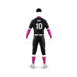 Uniforme de baseball personnalisé de qualité supérieure, vêtements de sport très demandés, couleurs personnalisées, polyester respirant, service OEM, grandes tailles - Product Image 3