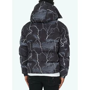 Nueva moda invierno espesar abajo chaqueta puffer chaqueta burbuja chaqueta clásica con su logotipo - Product Image 3