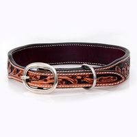Collier tactique réglable pour chien avec poignée, motif animalier orné de rivets, boucle en métal robuste pour l'entraînement canin