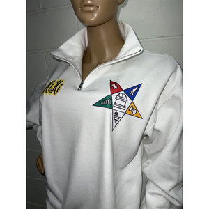 OES Sweat-shirt glamour à col zippé Sweat-shirt personnalisé - Product Image 3