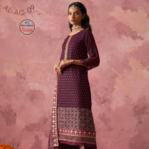 Elegante Kurta/Kurti de Poliéster Premium de Corte Ajustado Estilo Indio y Pakistaní para Mujer, Tendencia para Bodas, Fiestas, Casual, Todas las Temporadas - Product Image 2